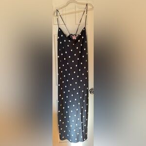 Old Navy Black and White Polka Dot Maxi Dress